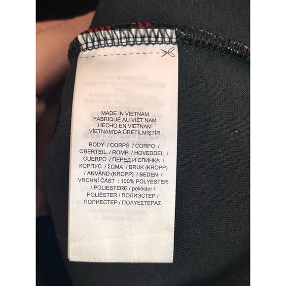 Lauren Ralph Lauren Jacquard Faux-Shearling Jacket Black/Red Women's 2X NWT - Picture 8 of 11